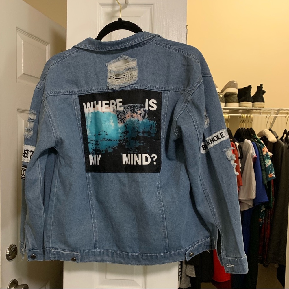 Distressed Denim Jacket